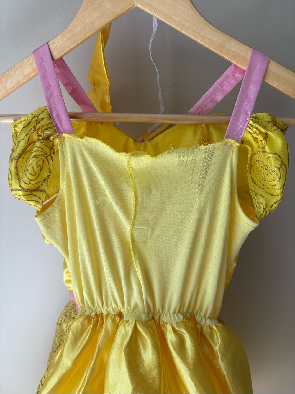 DISNEY Princess Belle Costume Dress - Fantasy Play Dress Up - Size 4-6 Girls - Picture 6 of 7